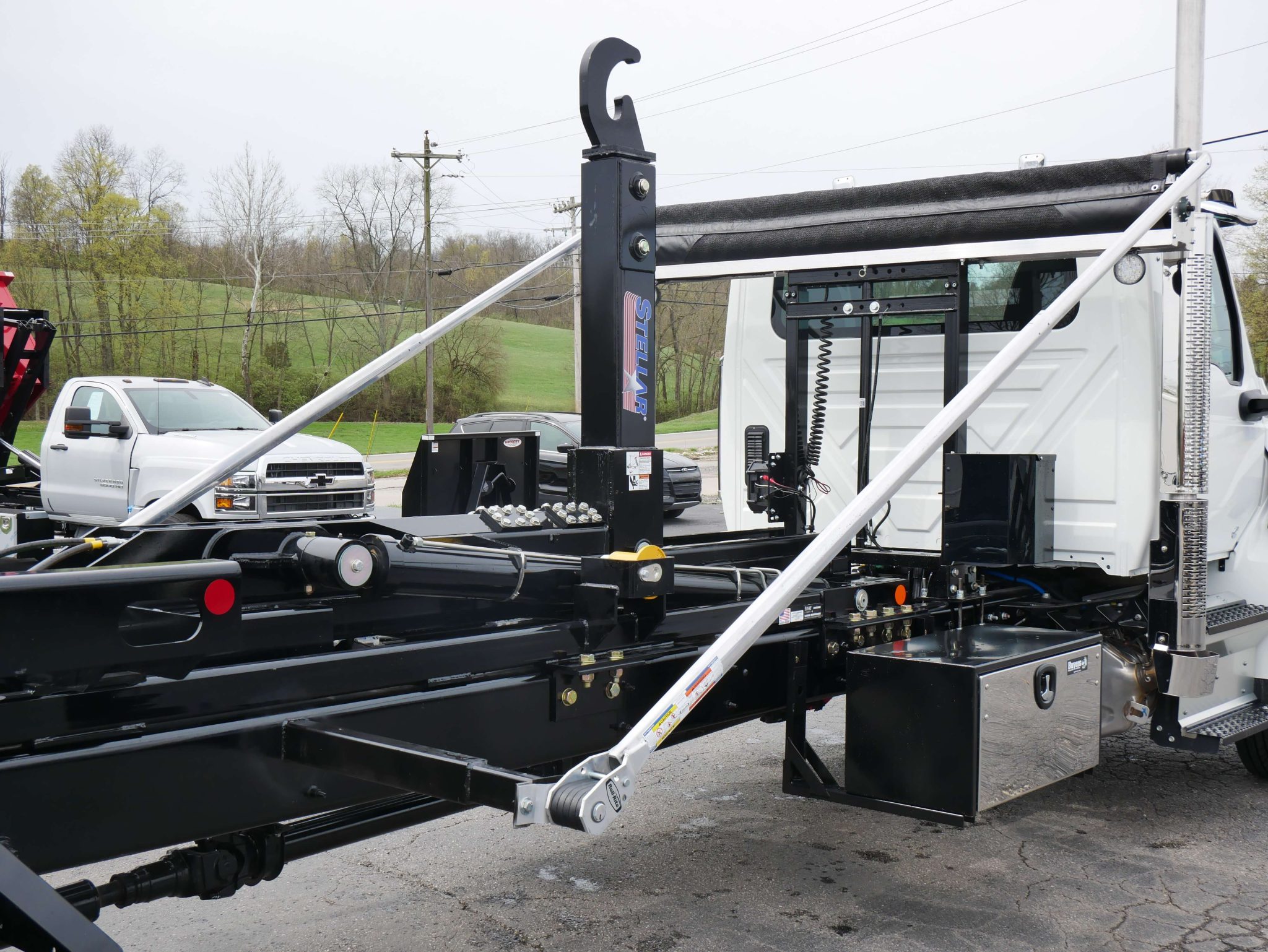 2023 International MV607 - Stellar Slider 34 Hooklift - *SOLD* - Tipton ...